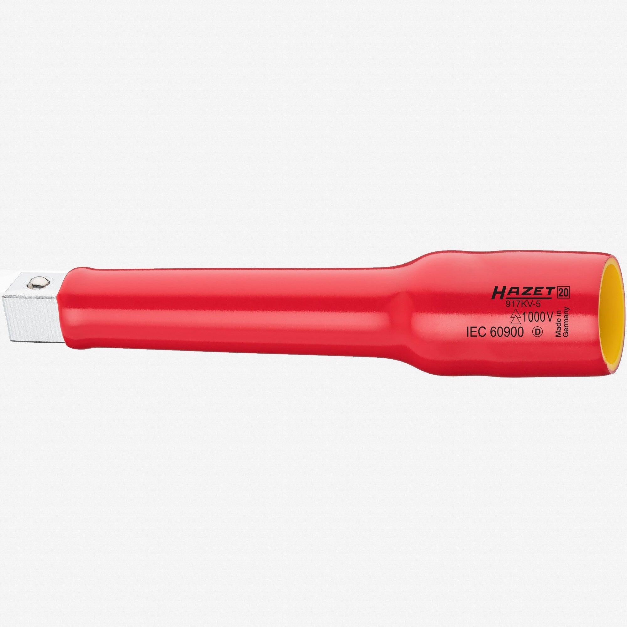 Hazet 917KV Insulated 1/2" Drive Extension, 140mm