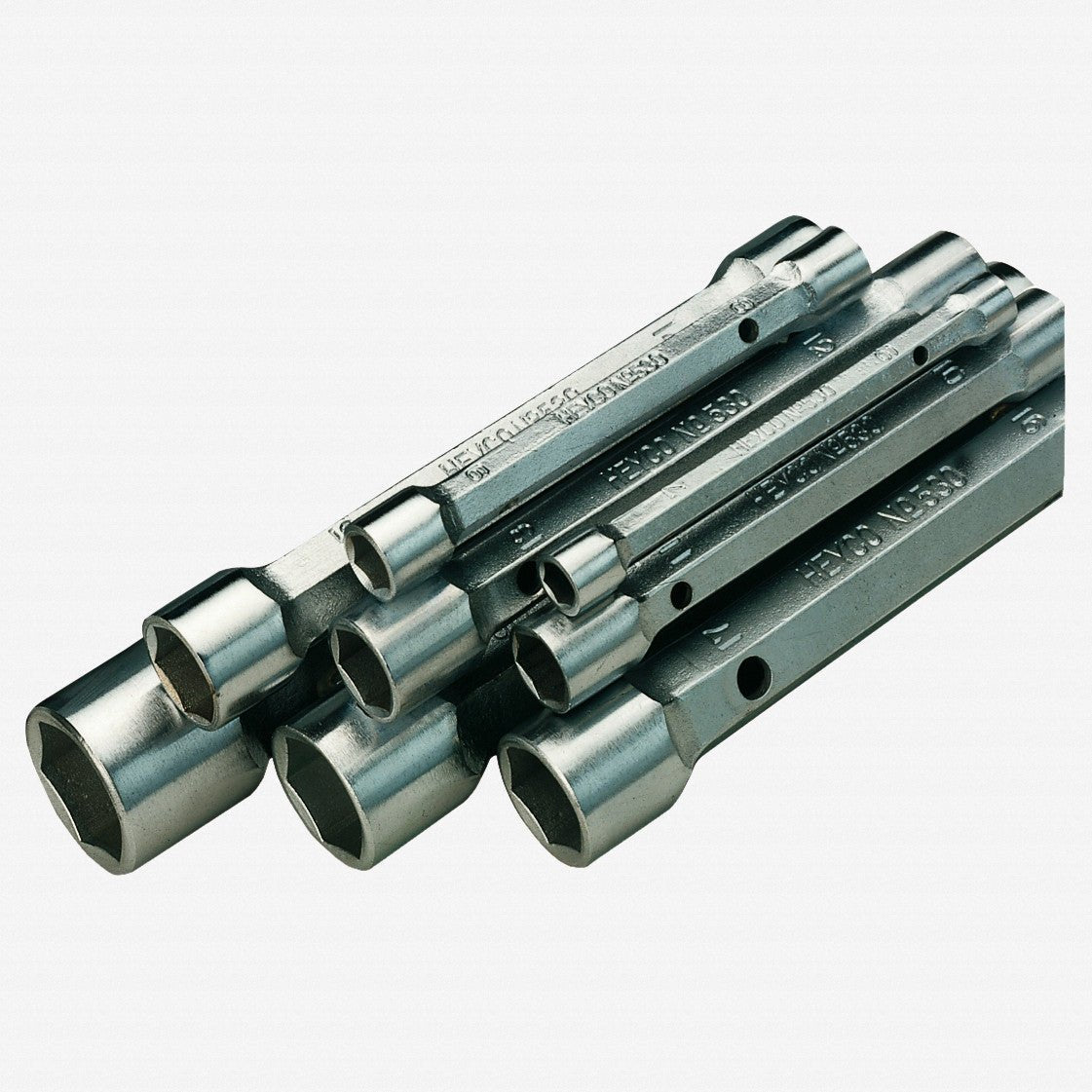 Heyco Double Ended Socket Wrench Set, 8 Pieces