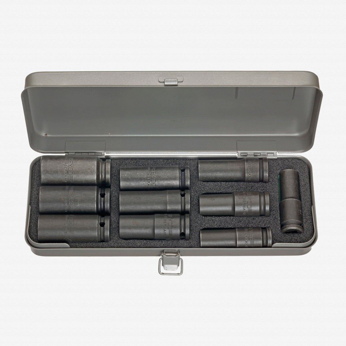 Heyco Impact Deep 1/2" Drive Metric Socket Set, 10 Pieces