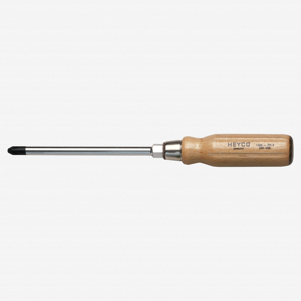 Heyco Phillips Screwdriver with Hardwood Handle, #1