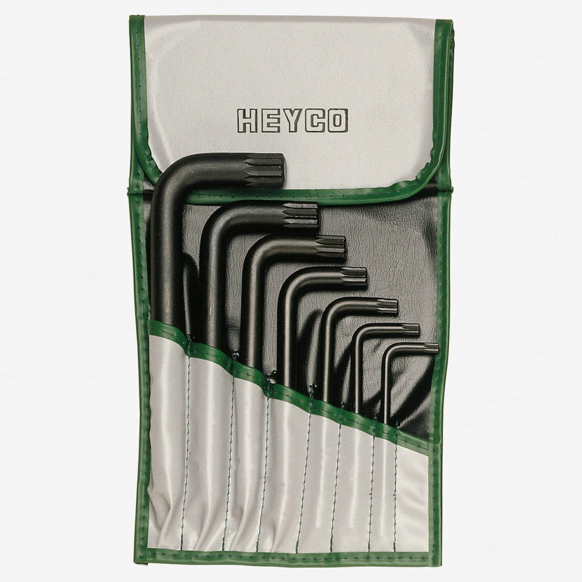 Heyco XZN L-key Set in Tool Roll, 7 Pieces
