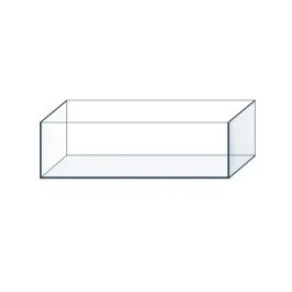 IceCap 11.5 Gallon Trimless Bookshelf Aquarium