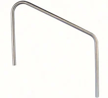 KDI Paragon Stair Mounted 2-Bend 60″ Hand Rail – 1.90″ x .109″ – 34105