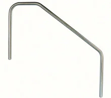 KDI Paragon Stair Mounted 3-Bend 48″ Hand Rail – 1.90″ x .109″ – 34204