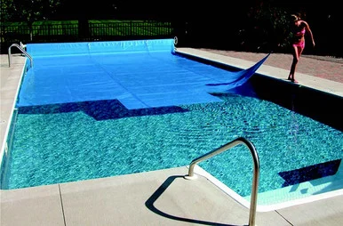 Keep Your Pool Warm and Save Costs with 16 x 30 ft Oval Solstice Solar Blanket Swimming Pool Cover – Blue