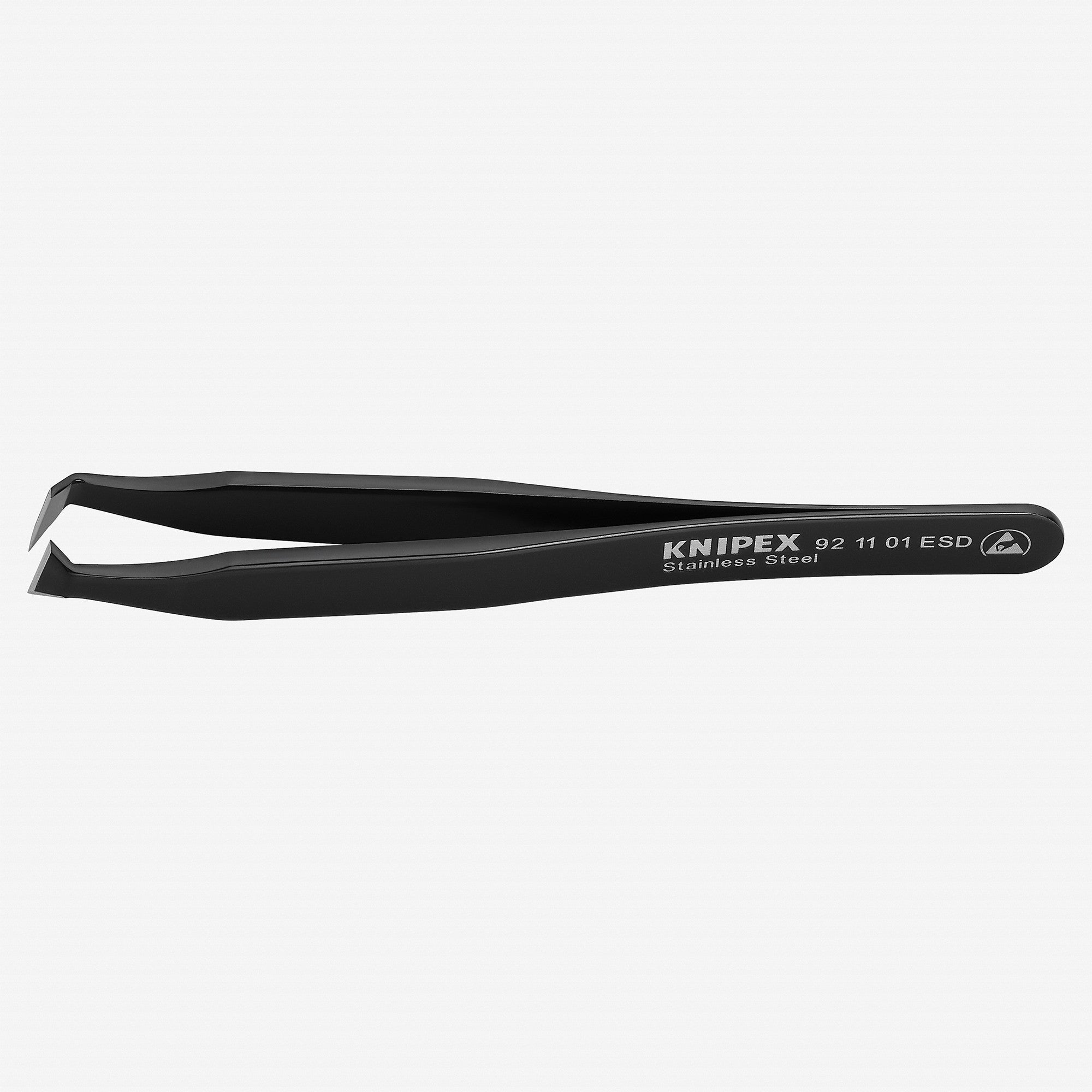 Knipex ESD Stainless Steel Cutting Tweezers, 4.5"