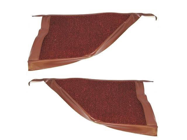 Kick Panel Carpets, Raylon Weave, Emberglo