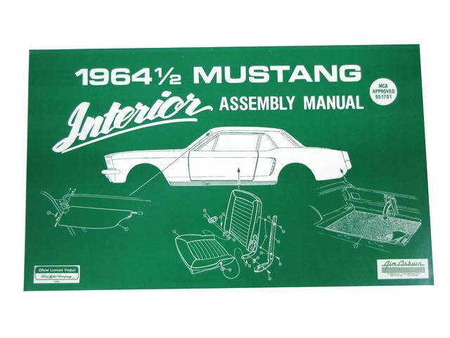 Interior Assembly Manual, 1964 1/2 Mustang