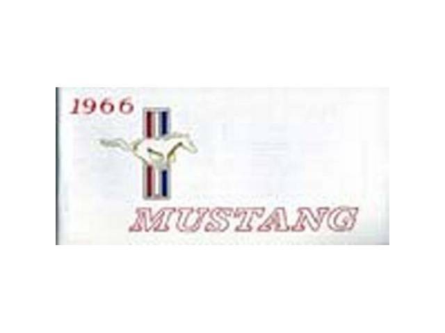 1966 Mustang Owners Manual