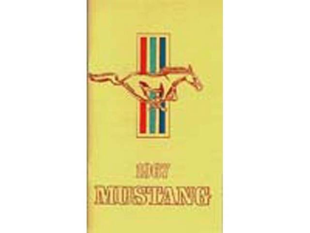 1967 Mustang Owners Manual