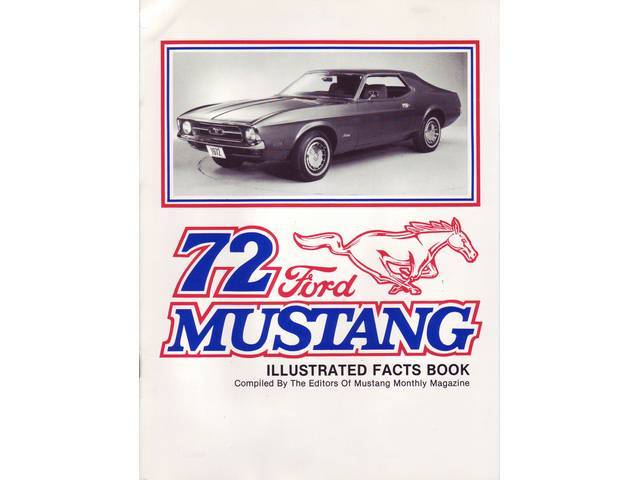 Illustrated Facts Book, 1972 Mustang