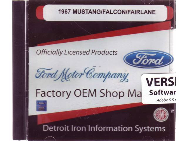 SHOP MANUAL, 1967 PASSENGER CAR, ON CD