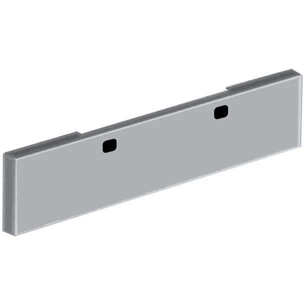 Lincoln Chrome 22 Inch ChromeTexas Blind Mount Boxed End Bumper, 10 Gauge W/ Tow Holes For Freightliner Classic 132Xl, 120 1990 Thru 2003