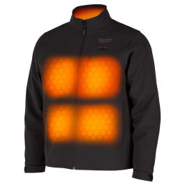 Milwaukee M100B-20S M12 Heated TOUGHSHELL Jacket Only - Black - Small