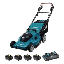 Makita DLM539CT4 36V LXT 21" Self-Propelled Lawn Mower 5.0Ah x 4Kit