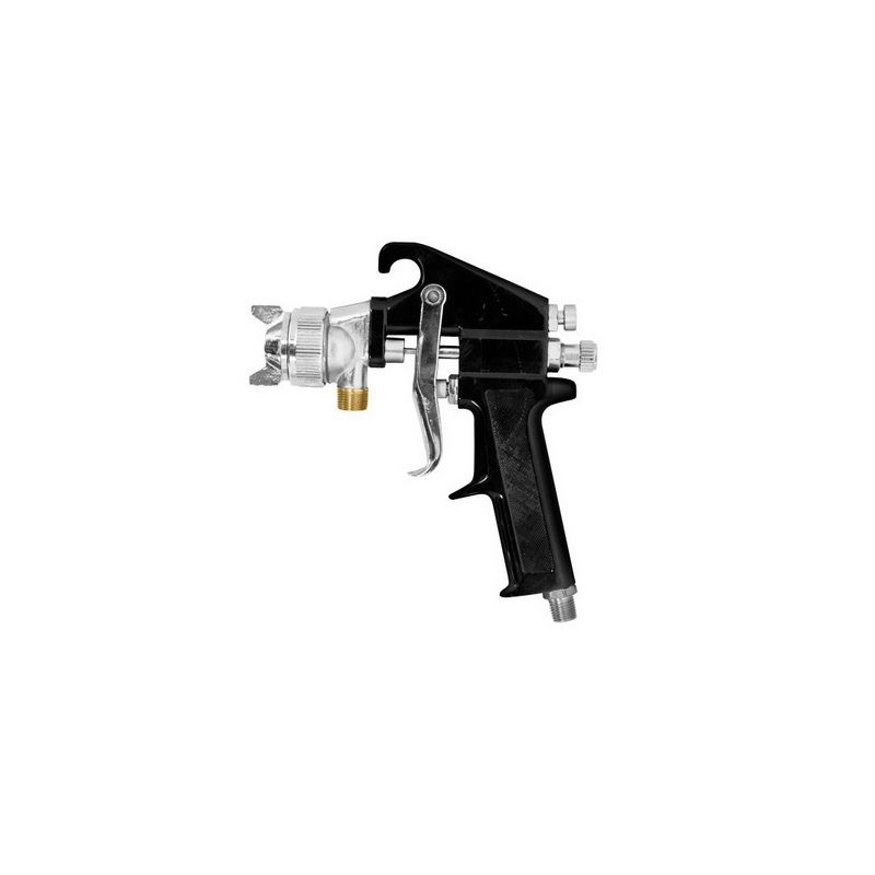 AES Industries 102 Professional Siphon Feed Spray Gun with Dripless 1 qt Cup, 2 mm nozzle, Black