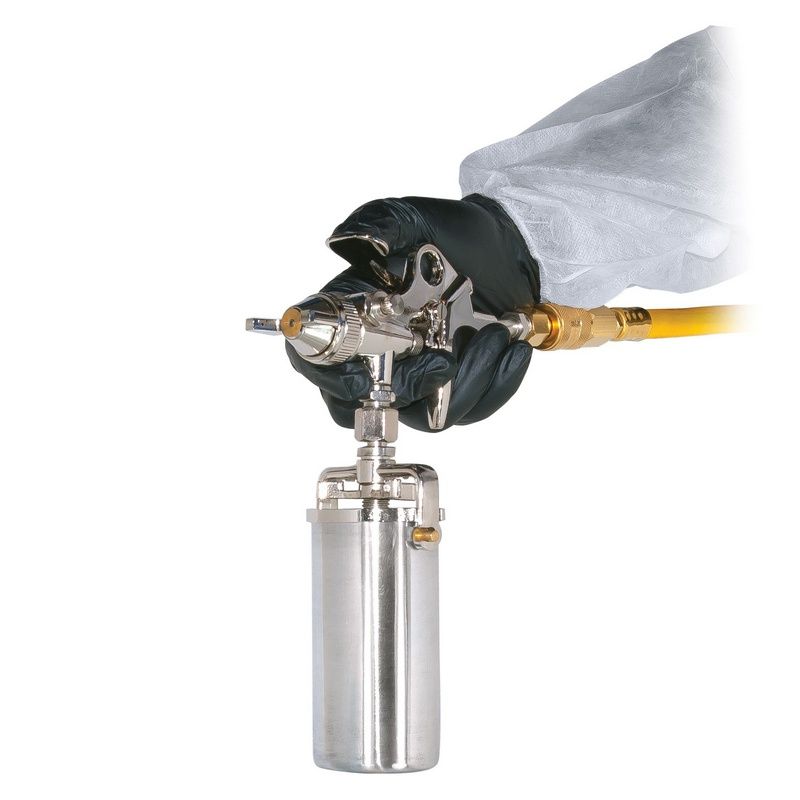 AES Industries 128 Siphon Feed Touch-Up Gun, 1.6 mm Nozzle, 8 oz Cup