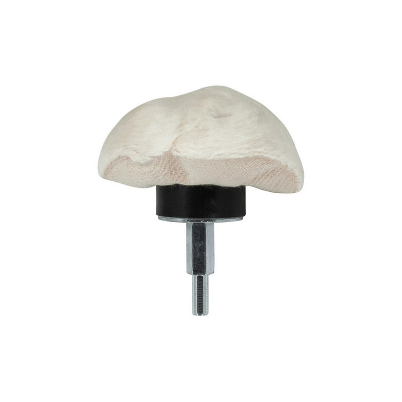 AES Industries Industries 162-3P Mushroom Buff, 3 in Overall Dia, White