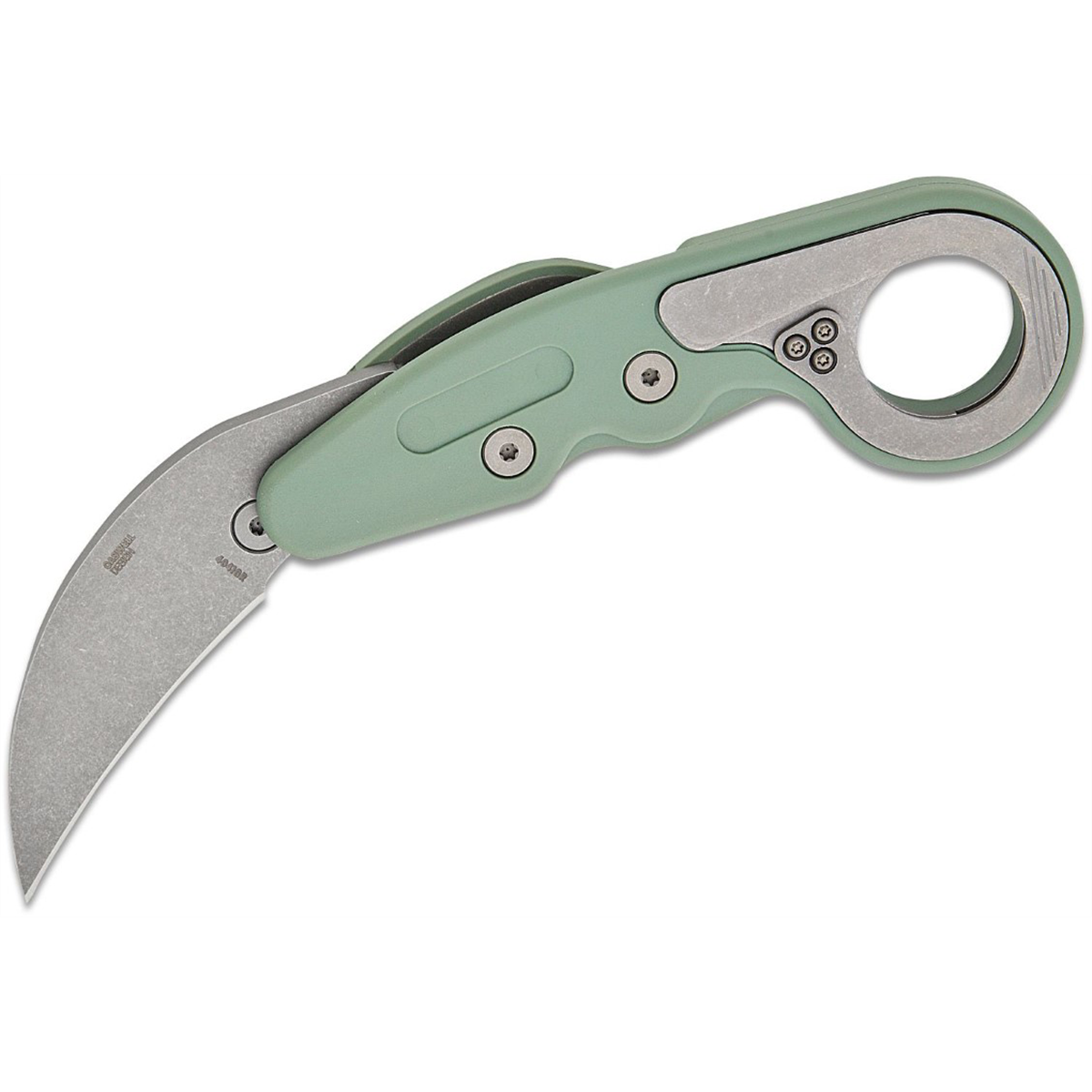 Columbia River Knives Provoke Folding Knife 4041GR Green Grivory Handle with Stonewash Blade