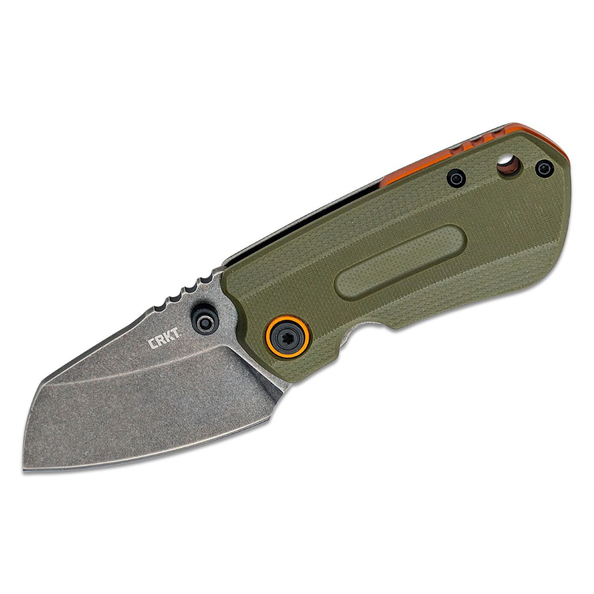 Columbia River Knives Overland Compact 6277 Folding Knife with D2 Blade, Frame Lock, G10 Handle and