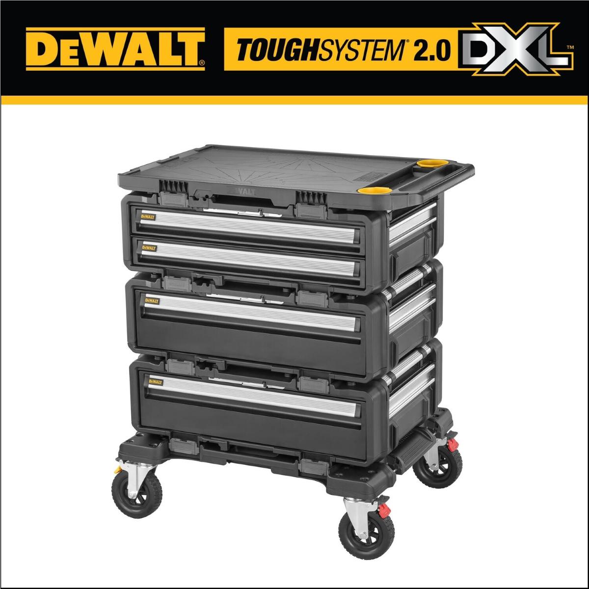 DeWALT DWST60510 TOUGHSYSTEM 2.0 DXL 5-in-1 Modular Workstation Tower with 30 in. drawers and