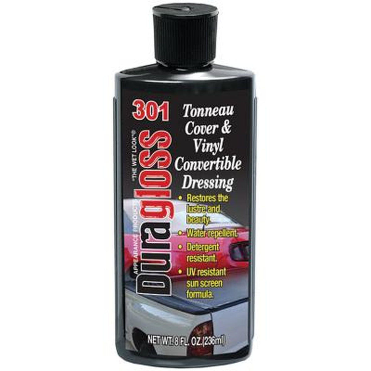 Duragloss Tonneau Cover Vinyl Dressing 301 - 8 Oz Liquid Protective Coating