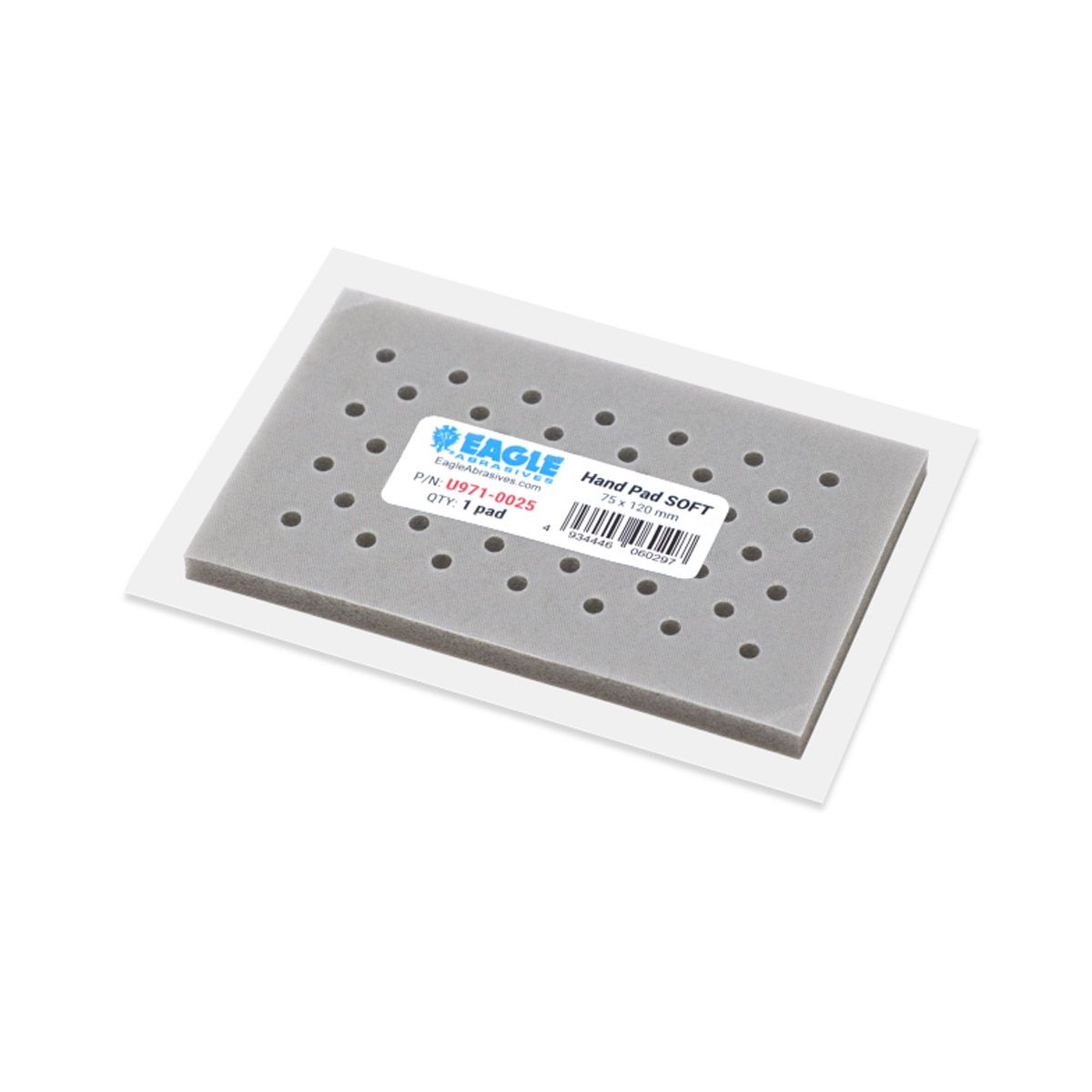 Eagle Abrasives U9710025 Super Assilex Hand Pad-M, Single Pack