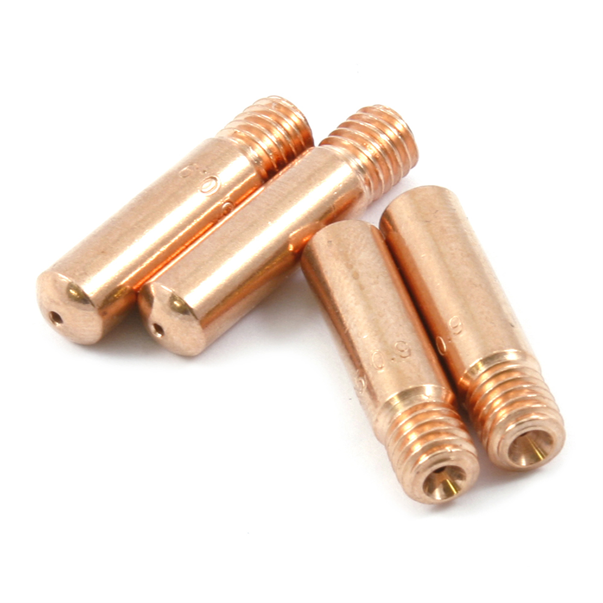 Forney Tweco Style Contact Tip 60172, .035" x 1" copper 4-Pack, compatible with Forney, Tweco