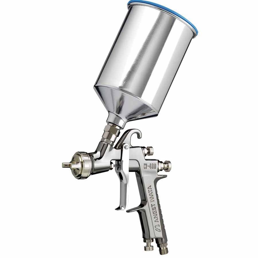 Anest Iwata 4755 W400-LV Classic Plus HVLP Spray Gun - 1.3 mm Nozzle, High Transfer Efficiency