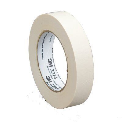 3M 26075 2214 Series Masking Tape, 55 m x 24 mm, Tan