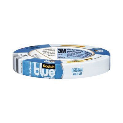 ScotchBlue 3680 Painter's Tape, 0.7 in Width, 60 yd Length, Blue, for Multi-Surface Painting Up to