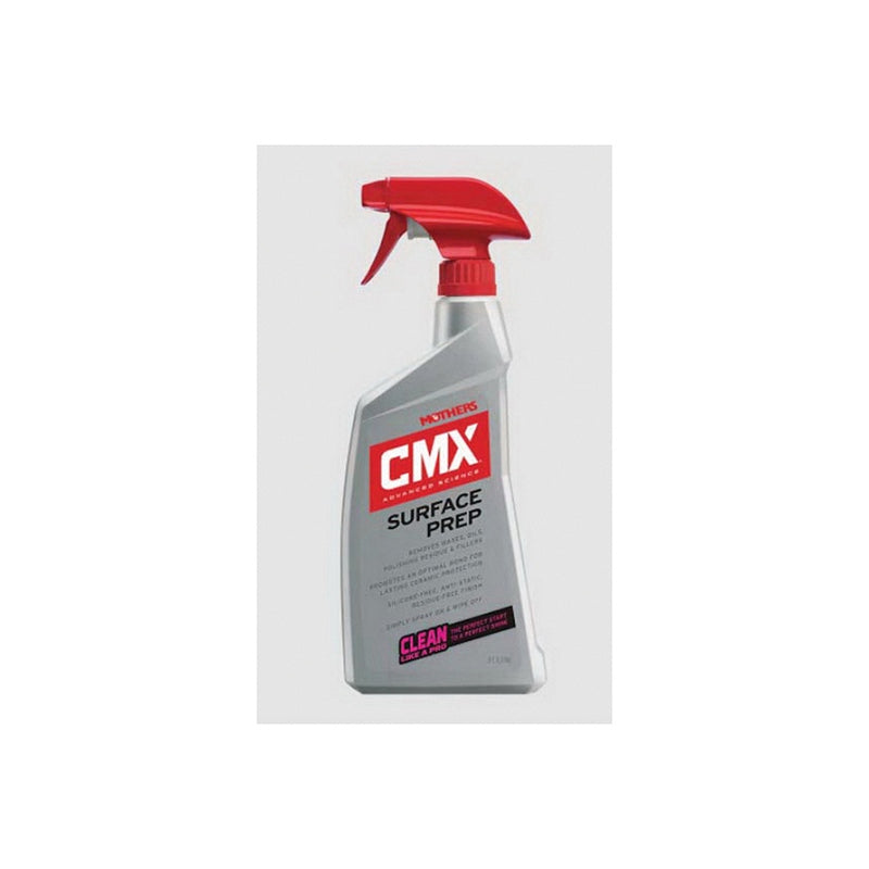Mothers 01224 24 oz CMX Surface Preparation - Clear spray bottle for paint, glass, trim, wheels
