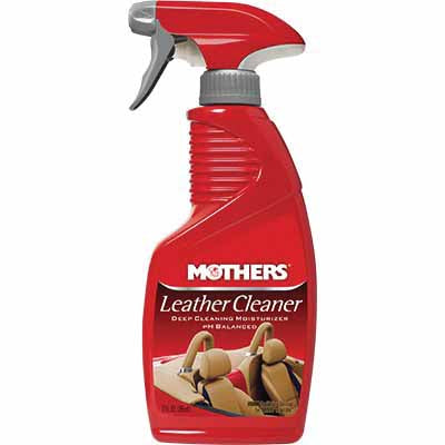 Mothers Leather Cleaner 06412 12 oz Off-White Spray Bottle