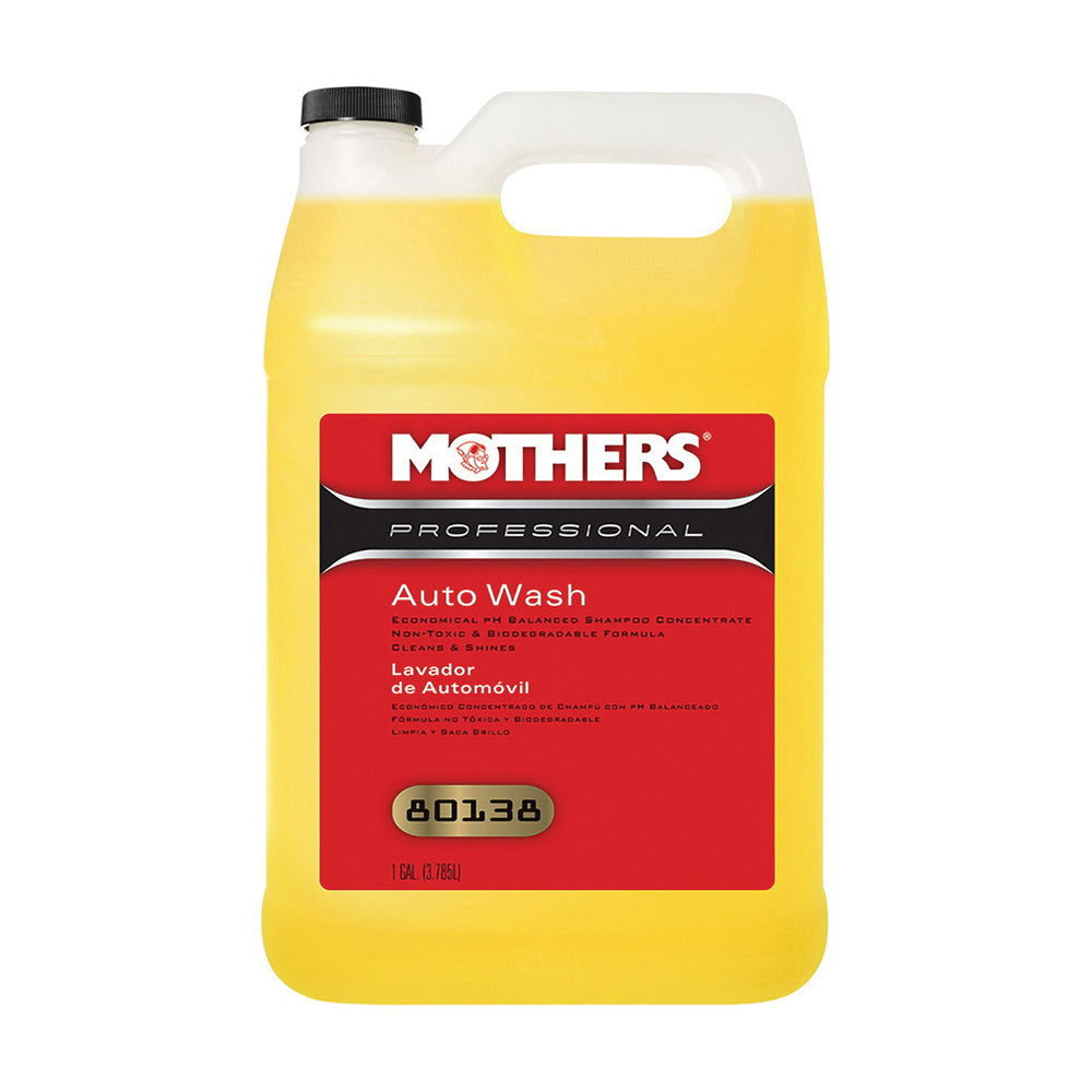 Mothers 80138 Professional Auto Wash, 1 gal Can, Liquid