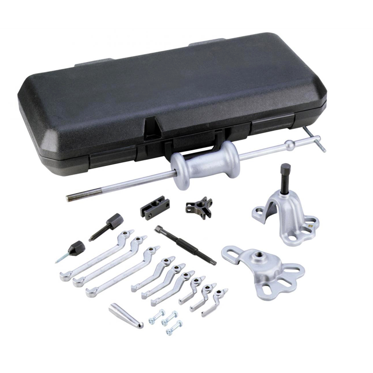 OTC 7948 Ten-Way Slide Hammer Puller Set with Plastic Carrying Case