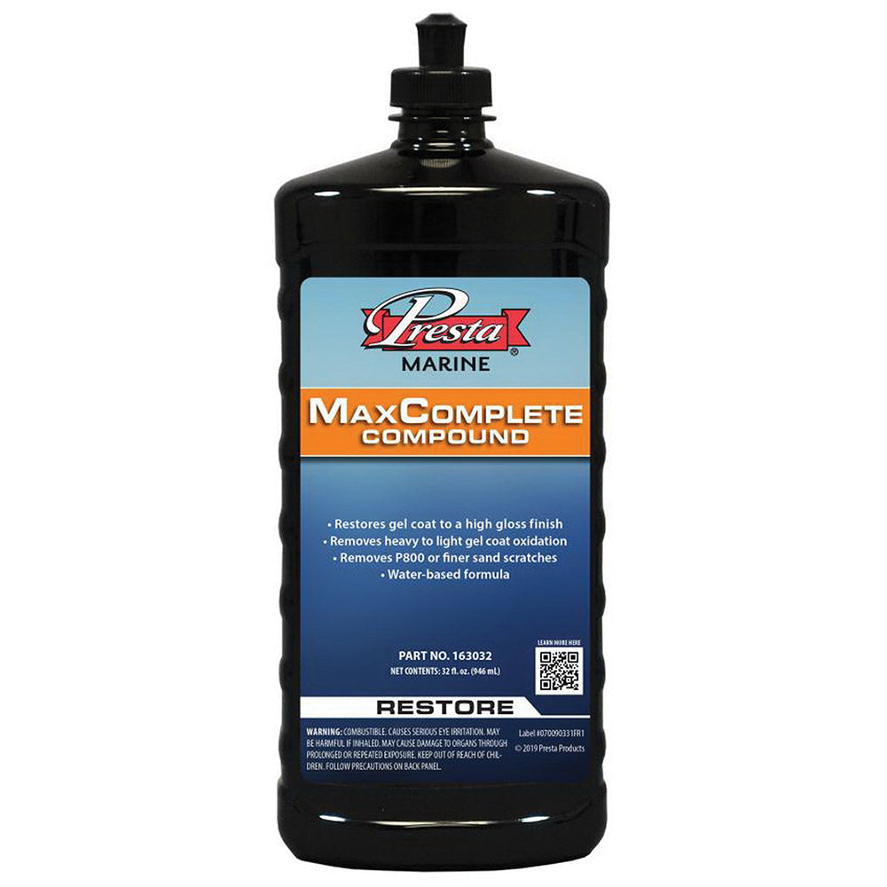 Presta 163032 Max Complete Compound White 32 oz Bottle