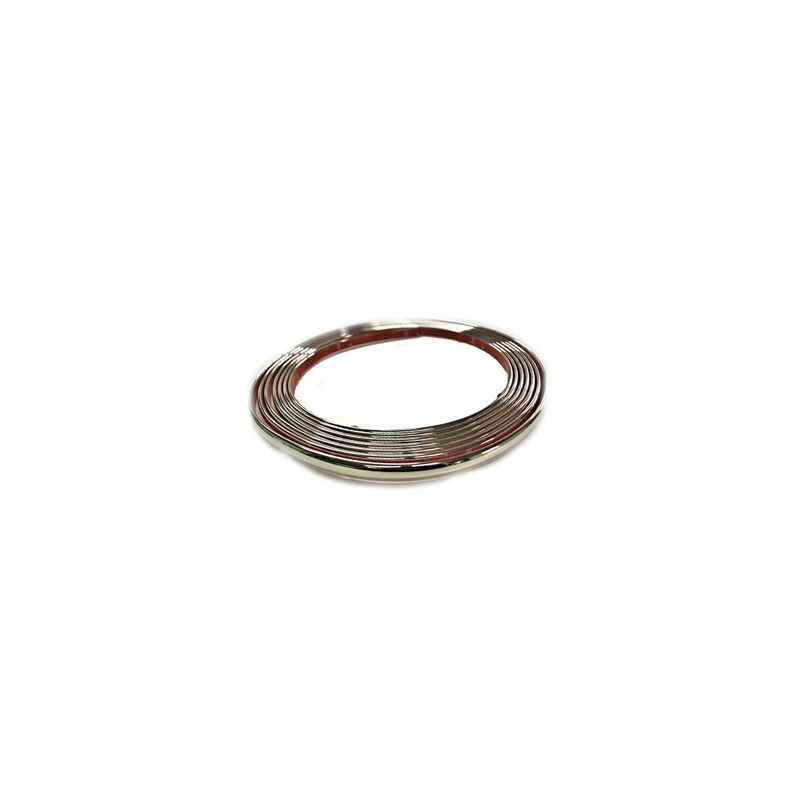 Protekto Trim Half Round Wheel Well Molding 37-530 Chrome 7/16 in 20 ft Reel