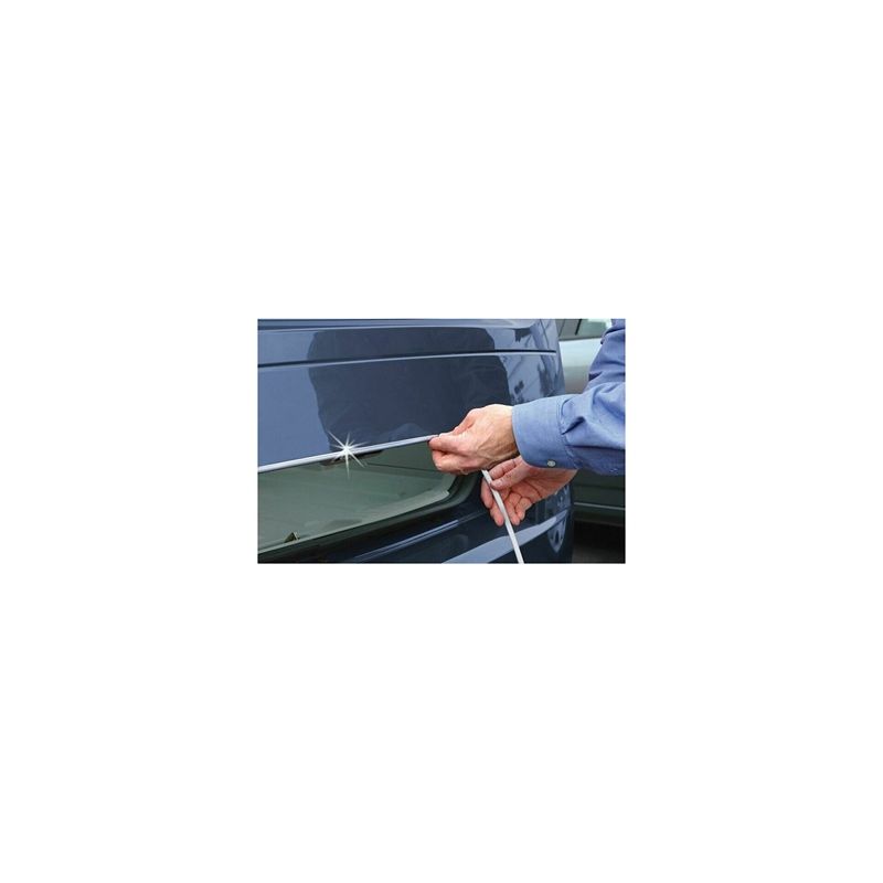 Protekto Trim Full Size Door Edge Molding 39-200, 150 ft Chrome Reel