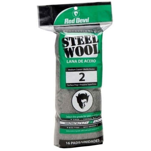 Red Devil 0315 Surface Prep Abrasive Wool #2 Medium Coarse Steel
