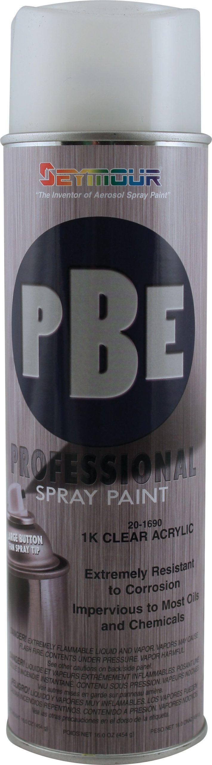 Seymour PBE 20-1690 Professional Trim Paint, Clear, 20 oz Aerosol Can