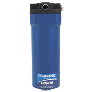 Sharpe Air Filter 6710, 1/4 in NPT Inlet x Plugged Outlet, 120 cfm, 5 µm Rating, Reusable Edge-Type