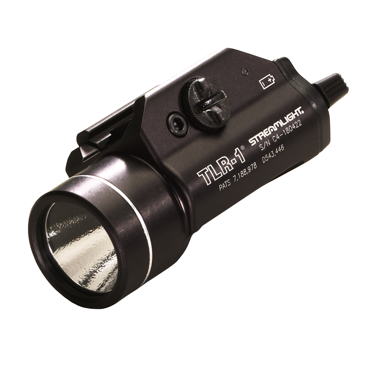 Streamlight TLR-1 Rail Mounted Tactical Weapon Light, Black, 69110, fits Glock and Picatinny rails