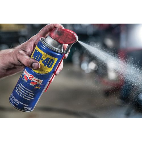 WD-40 Smart Straw 49002 Multipurpose Lubricant 8 oz Amber Aerosol Can