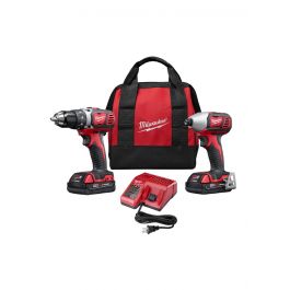 Milwaukee M18 18 Volt Lithium-Ion Cordless Cordless Lithium-Ion 2-Tool Combo Kit