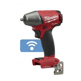 Milwaukee M18 FUEL 18 Volt Lithium-Ion Brushless Cordless 3/8 in. Compact Impact Wrench with Friction Ring with ONE-KEY- Tool