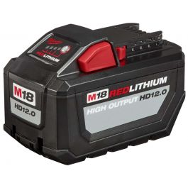 Milwaukee M18 18 Volt Lithium-Ion Cordless REDLITHIUM HIGH OUTPUT HD 12.0Ah Battery Pack