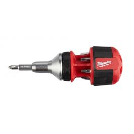 Milwaukee 8-in-1 Compact Ratcheting Multi-Bit Driver