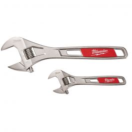 Milwaukee 6" & 10" Adjustable Wrench - 2 pack