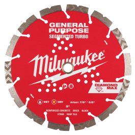 Milwaukee 49-93-9009 9" DIAMOND MAX Segmented Turbo General Purpose Blade