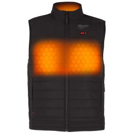 Milwaukee M300B-202X M12 Men's Heated AXIS Vest Only - Black - 2X